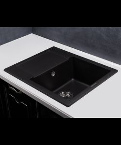 Kitchen sink MODENA 1B1D BLACK METALLIC- photo 2