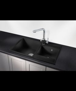 Kitchen sink MODENA 80 NL 1,5B DEEP BLACK- photo 2