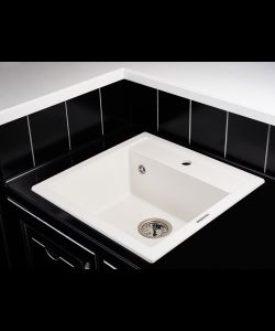 Kitchen sink MODENA 1B WHITE ALABAS.- photo 2
