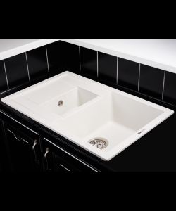Kitchen sink MODENA 1,5B1D WHITE- photo 2
