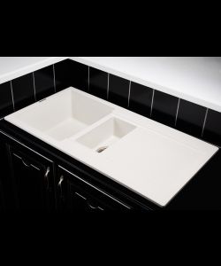 Kitchen sink MODENA 1,5B2D WHITE- photo 2