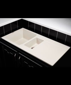 Kitchen sink MODENA 1,5B2D WHITE ALABASTER- photo 2