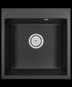 Kitchen sink MODENA 50 NL 1B  DEEP BLACK- photo 1