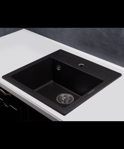 Kitchen sink MODENA 1B BLACK METAL.- photo 2