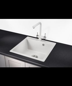 Kitchen sink MODENA 50 NL 1B  WHITE- photo 2