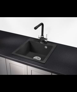 Kitchen sink MODENA 45 NL 1B DEEP BLACK- photo 2