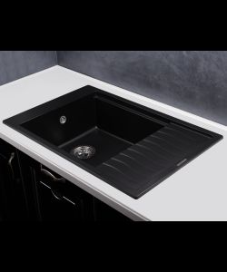 Kitchen sink MILA 1B1D BLACK METALLIC- photo 2