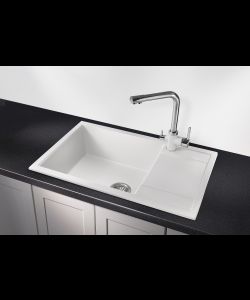 Kitchen sink ROYS 60 NL 1B1D WHITE- photo 2