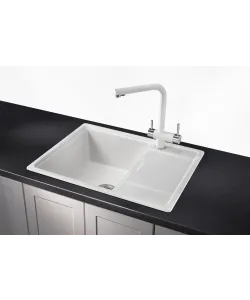 Kitchen sink ROYS 50 NL 1B1D WHITE