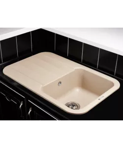 Kitchen sink LIRA 1B1D SAND