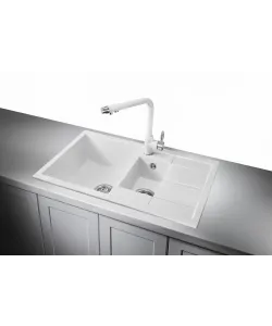Kitchen sink MODENA 60 NL 1,5B1D  WHITE