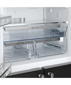 Freestanding refrigerator NMFV 18591 BK Silver