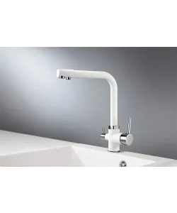 Mixer tap GEOS WHITE