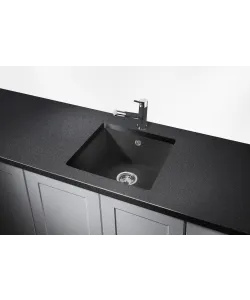 Kitchen sink UNIVERSA 50 NL 1B DEEP BLACK