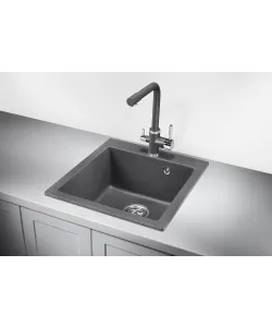 Kitchen sink MODENA 45 NL 1B DARK ROCK