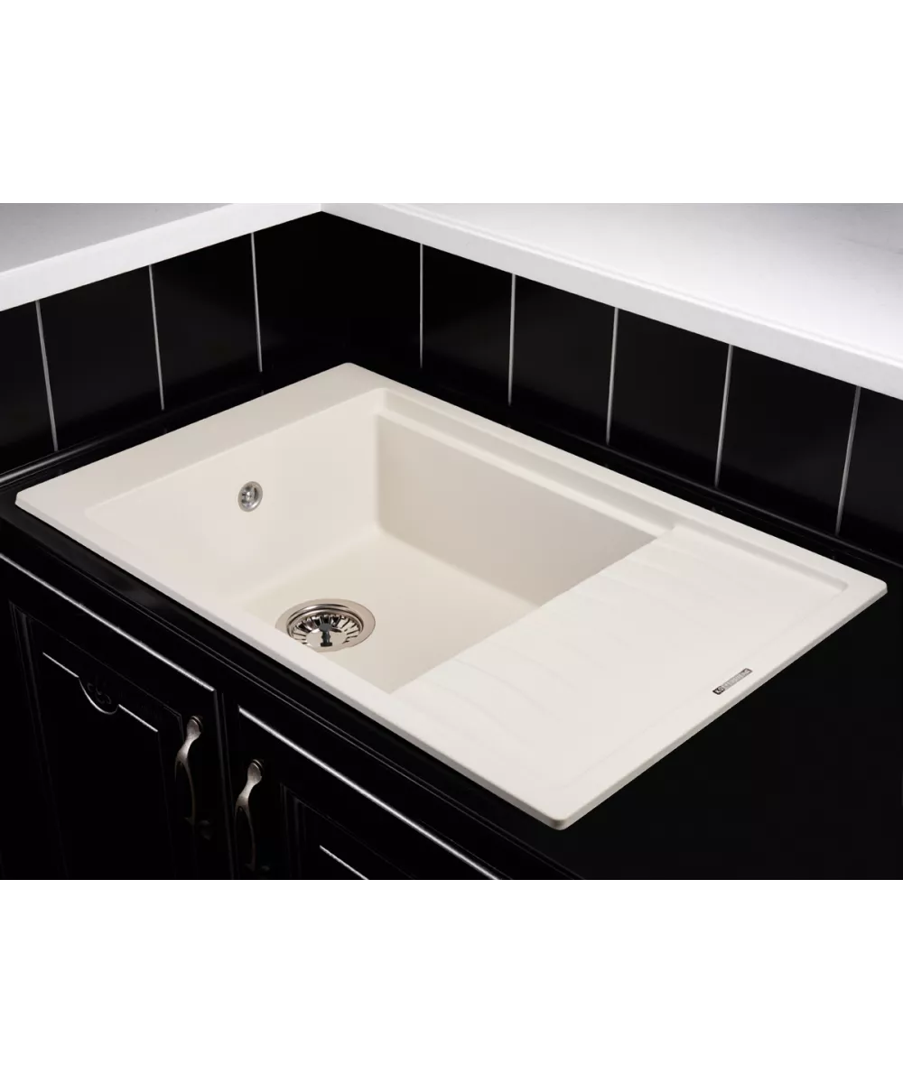 Kitchen sink MILA 1B1D WHITE ALABASTER