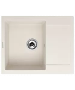 Kitchen sink MODENA 1B1D WHITE