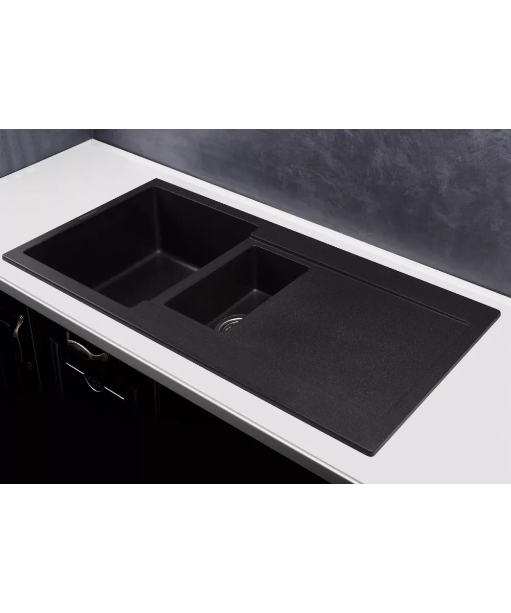Kitchen sink MODENA 1,5B2D BLACK
