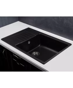 Kitchen sink ROYS 1B1D BLACK METALLIC
