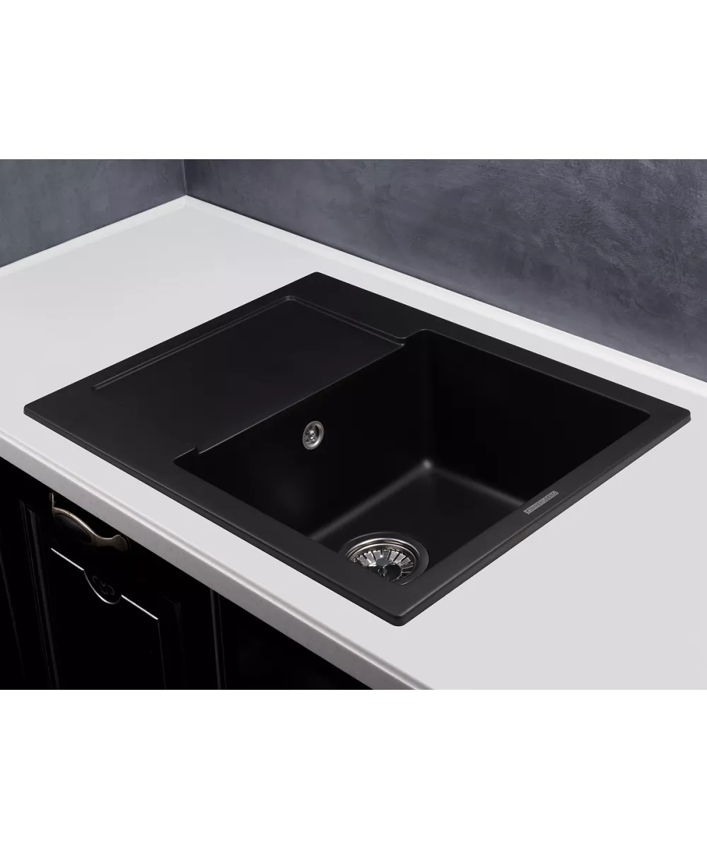 Kitchen sink MODENA 1B1D BLACK