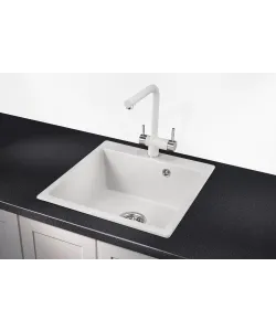 Kitchen sink MODENA 50 NL 1B  WHITE