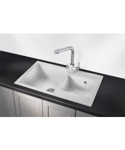 Kitchen sink MODENA 80 NL 1,5B WHITE