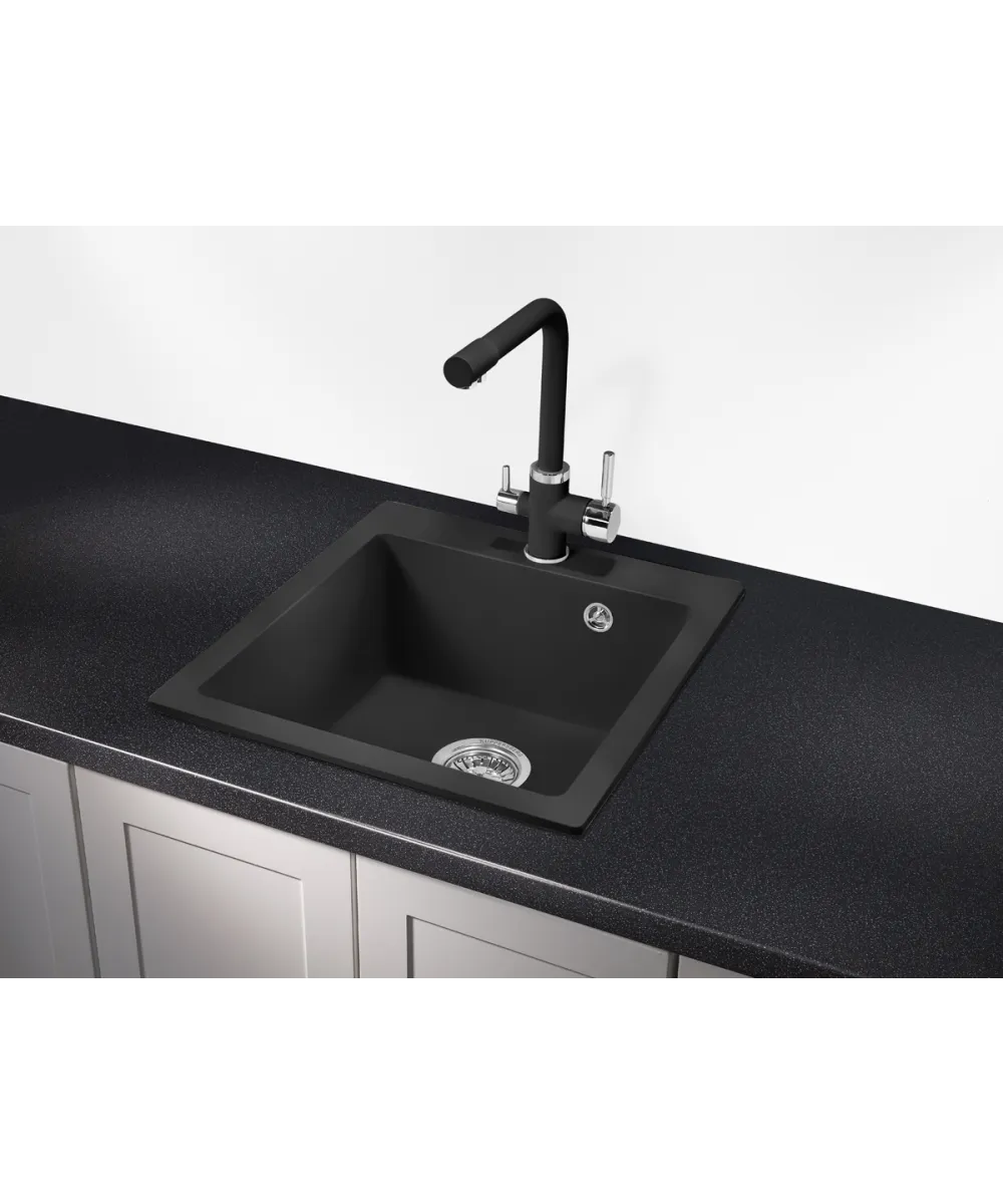 Kitchen sink MODENA 45 NL 1B DEEP BLACK